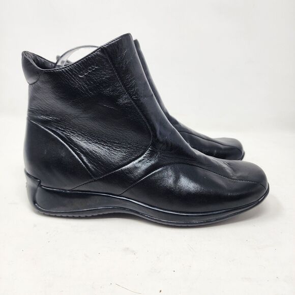 Geox Black Ankle Boots & Booties - Picture 6 of 15